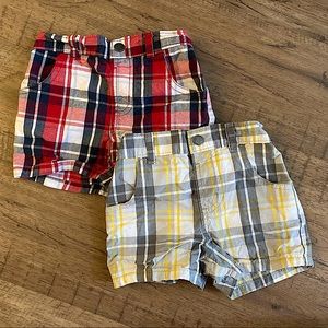 2Pack Garanimals Plaid Shorts